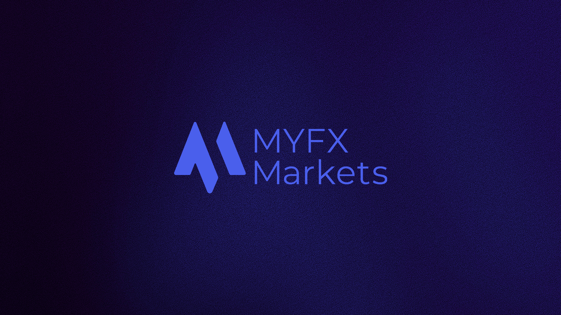 MYFX Markets homepage hero section showcasing the trading platform on a dark theme